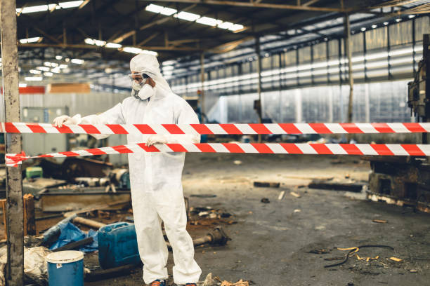 Professional Biohazard technician working in Sterling, VA